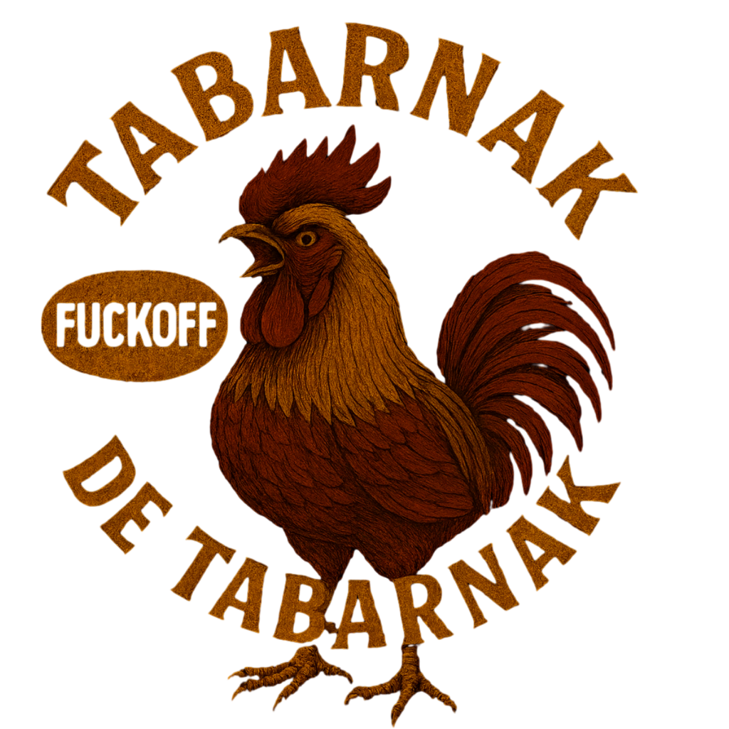 T-Shirt BRUNMЯD Tabarnak de Tabarnak FuckOff Rooster
