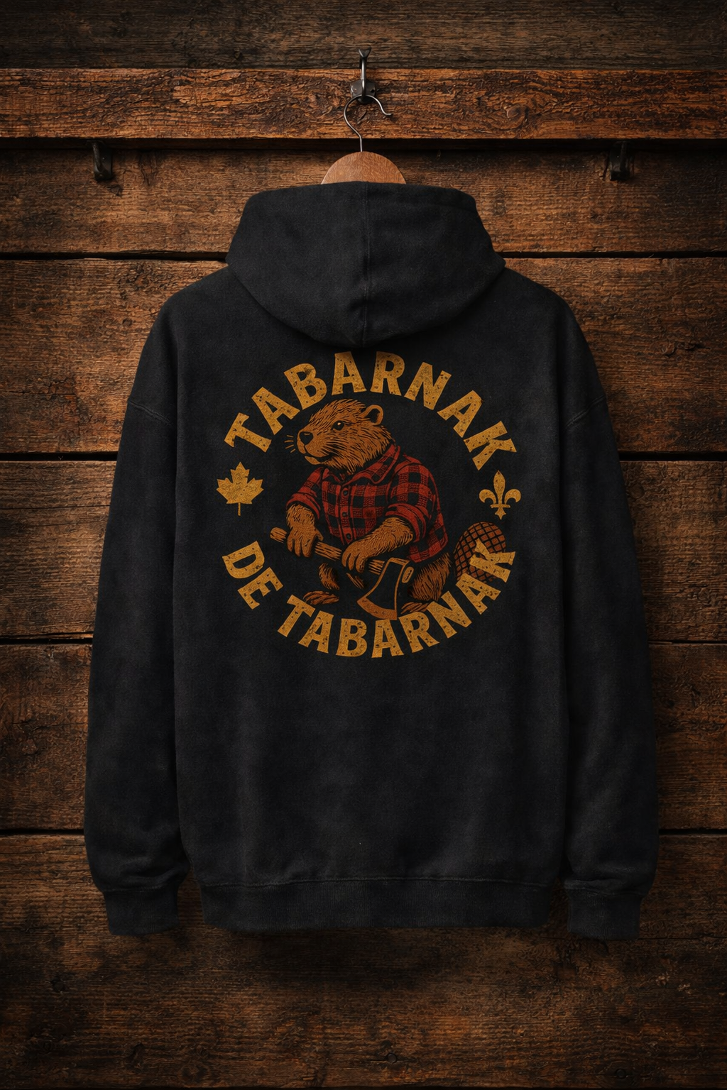 Hoodie Tabarnak de Tabarnak Castor